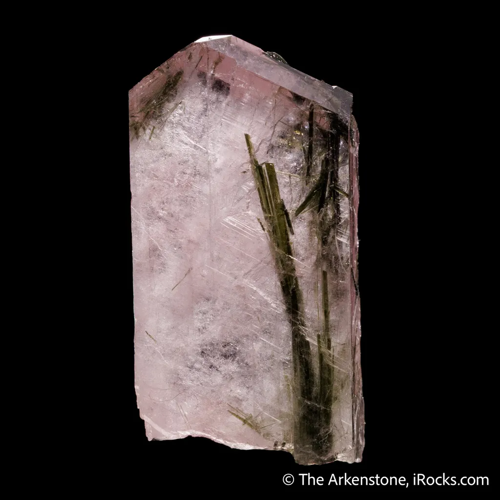 Feldspar Included by Tourmaline - image 4