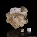 Feldspar var. Moonstone (rough and cut set) - image 1