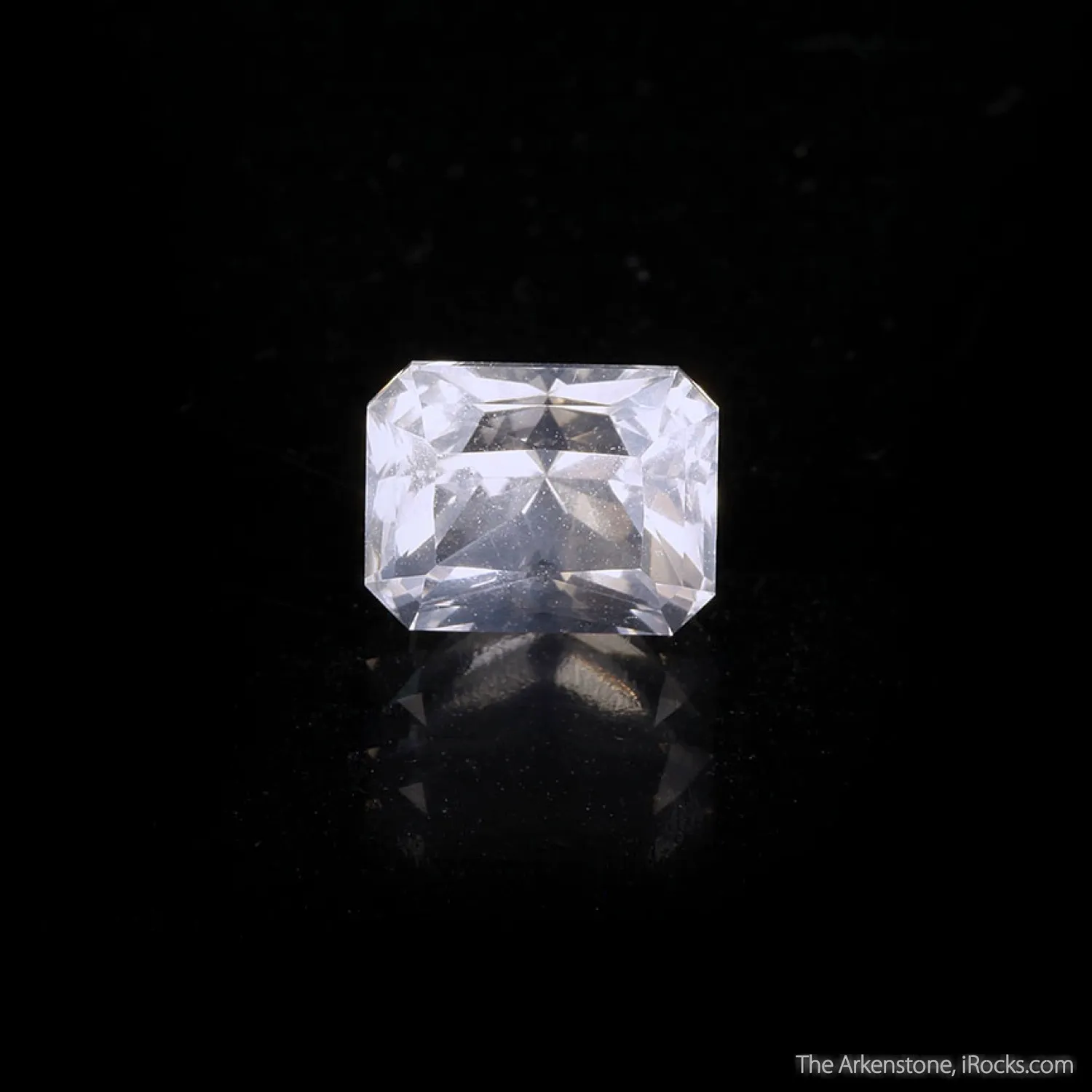 Feldspar var. Moonstone (rough and cut set) - image 2