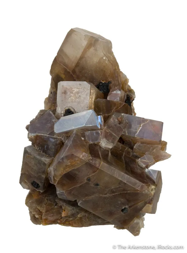 Feldspar var. Moonstone, with Augite - image 2
