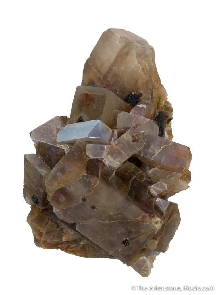 Feldspar var. Moonstone, with Augite - image 3