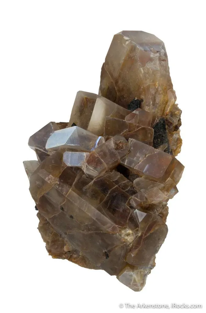 Feldspar var. Moonstone, with Augite - image 4