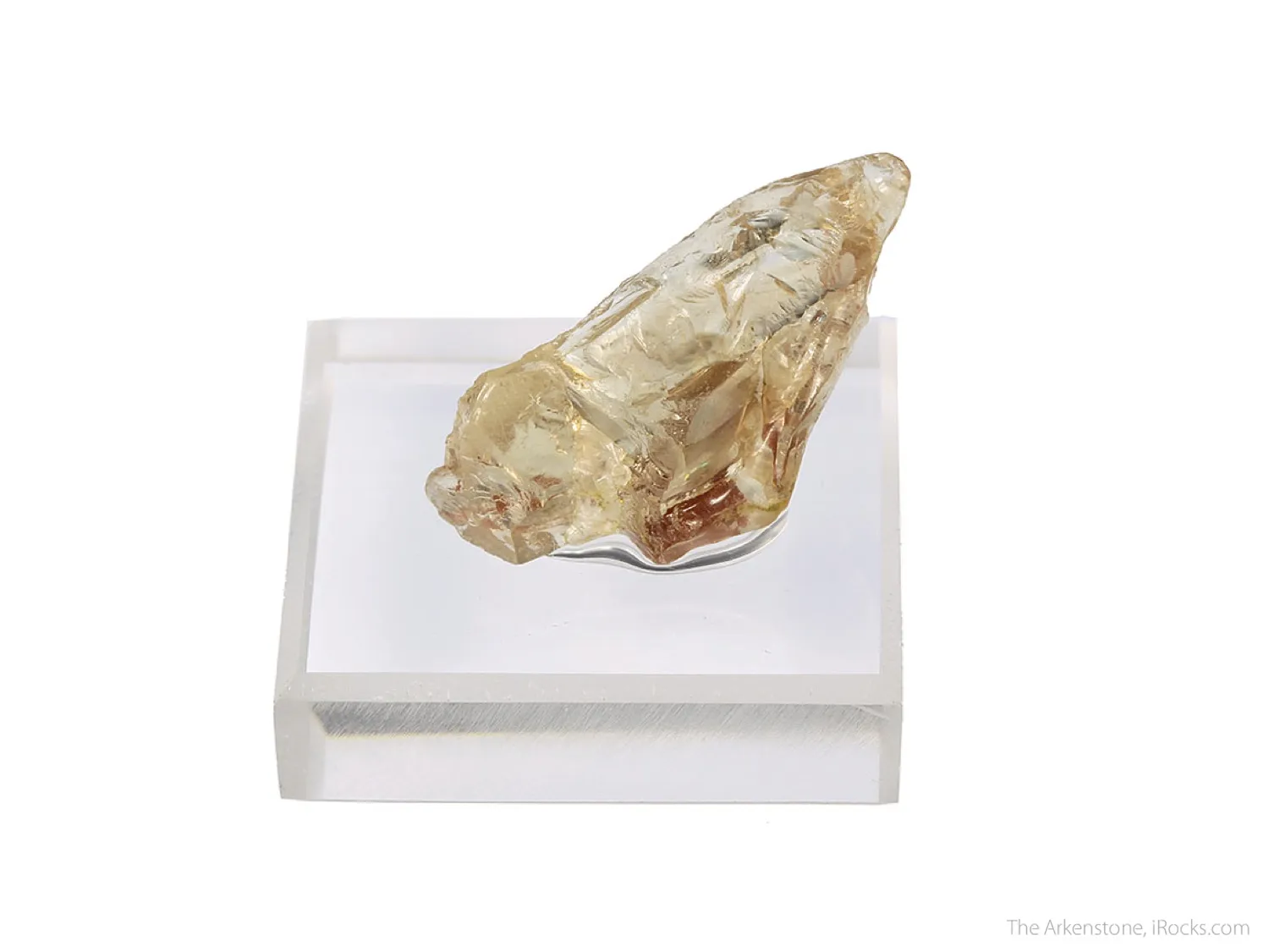 Feldspar var. Sunstone (rough and cut set) - image 3