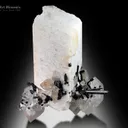 Feldspar with Quartz and Schorl from Goand Mine Pakistan - image 3