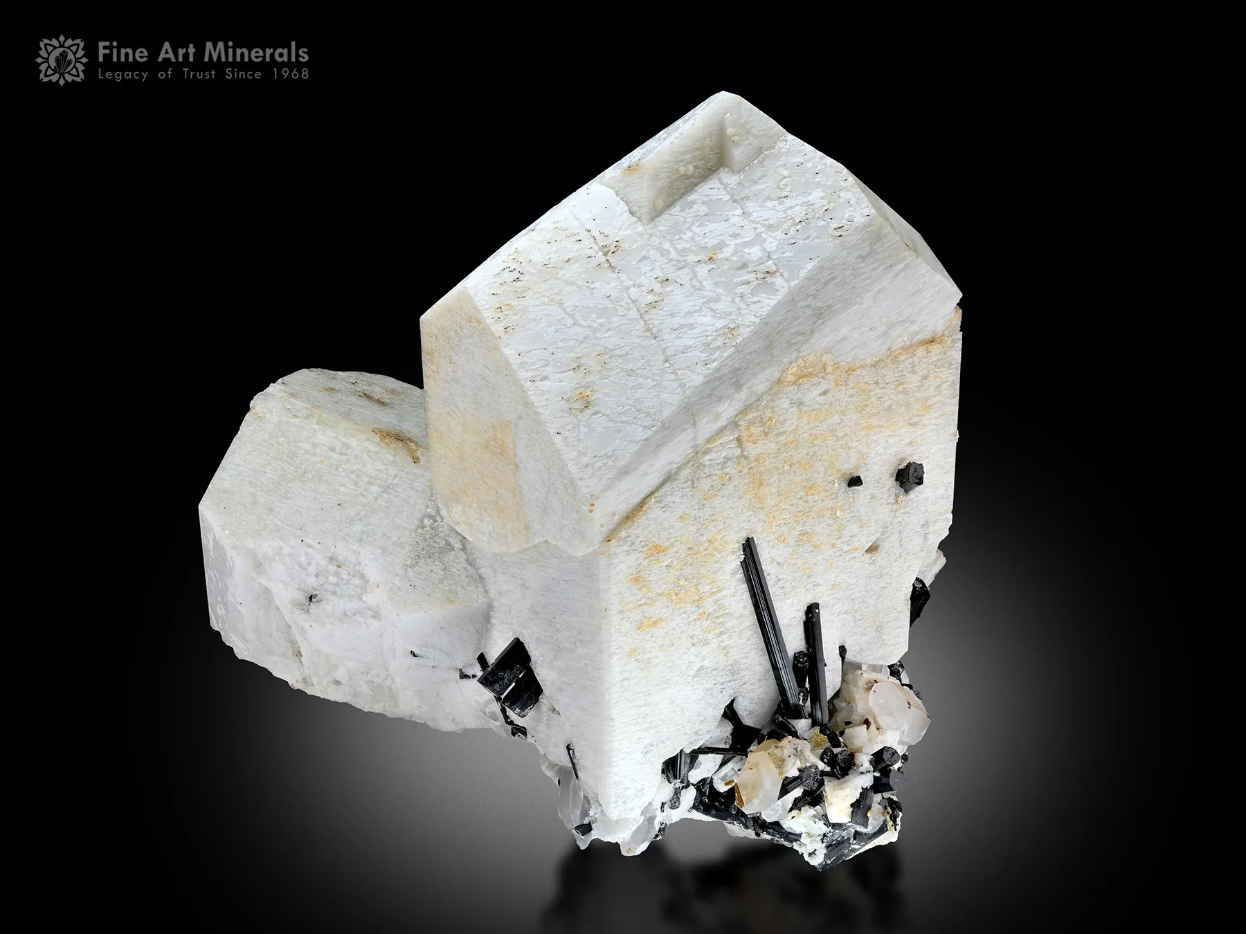 Feldspar with Quartz and Schorl from Pakistan - image 1