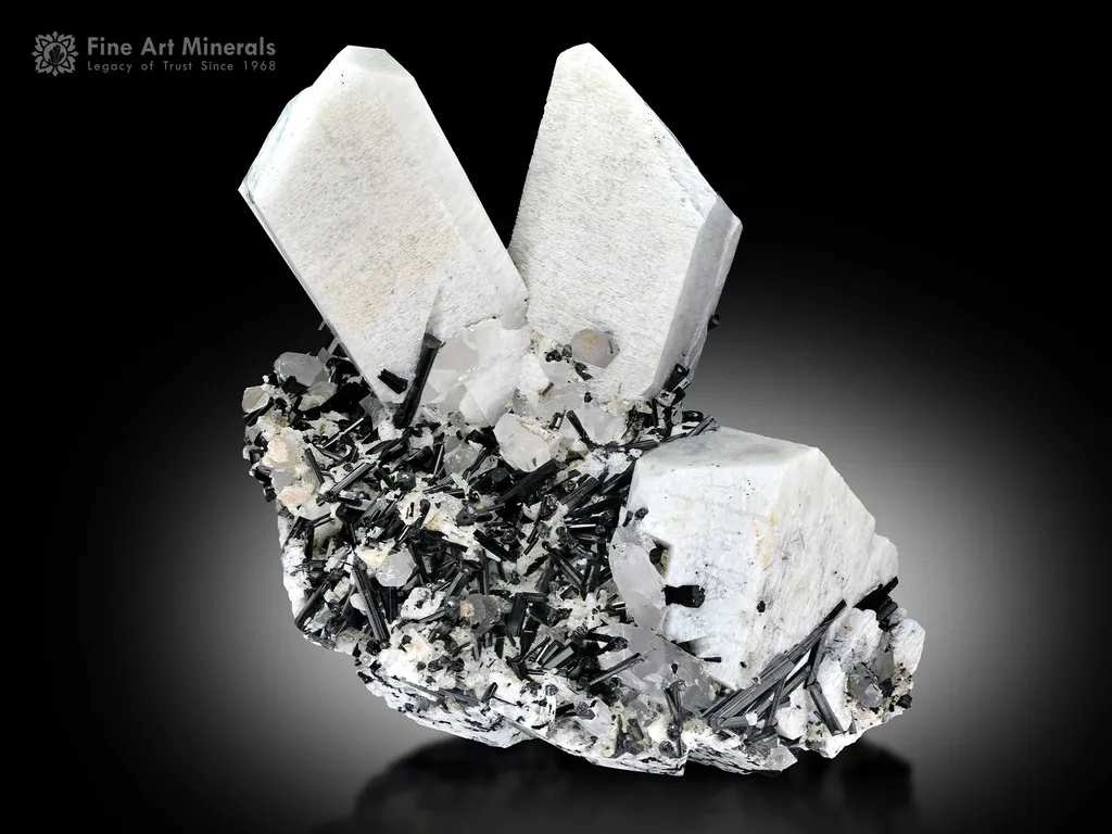 Feldspar with Schorl and Quartz from Pakistan - image 2
