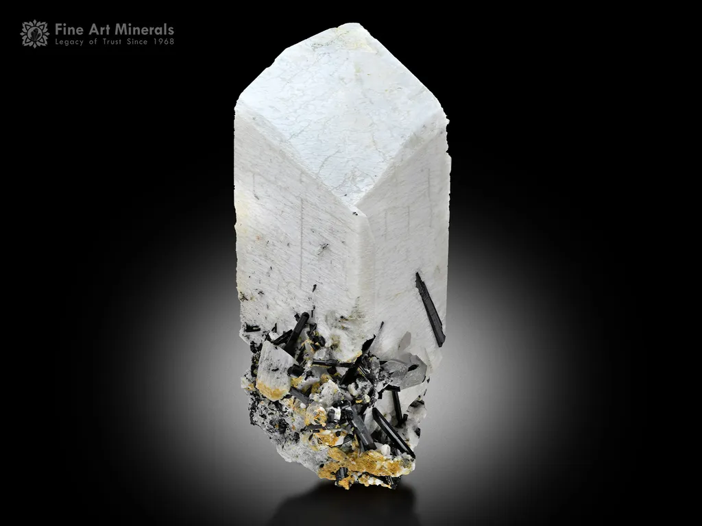 Feldspar with Schorl and Quartz from Pakistan image