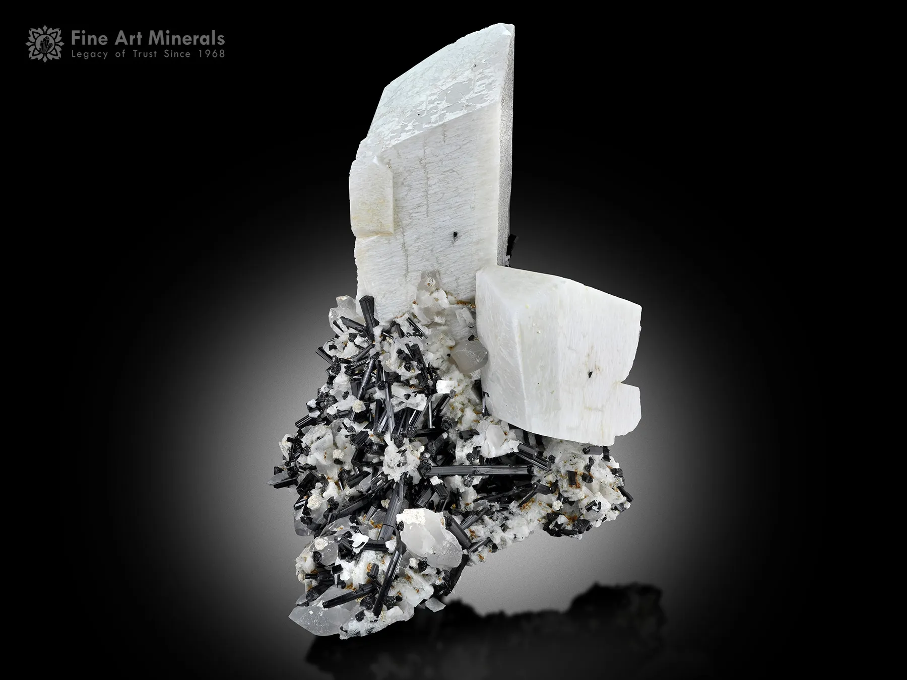 Feldspar with Schorl and Quartz from Pakistan - image 1
