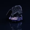 Ferberite, Fluorite from China, Hunan, Chenzhou, Yaogangxian Mine - image 2