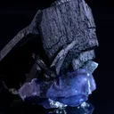 Ferberite, Fluorite from China, Hunan, Chenzhou, Yaogangxian Mine - image 1