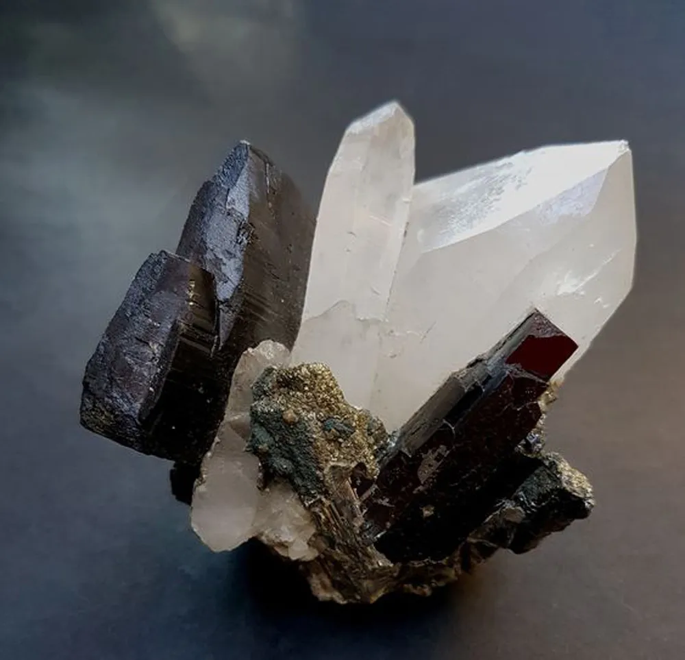 Ferbérite from Portugal, Panasqueira Mines image