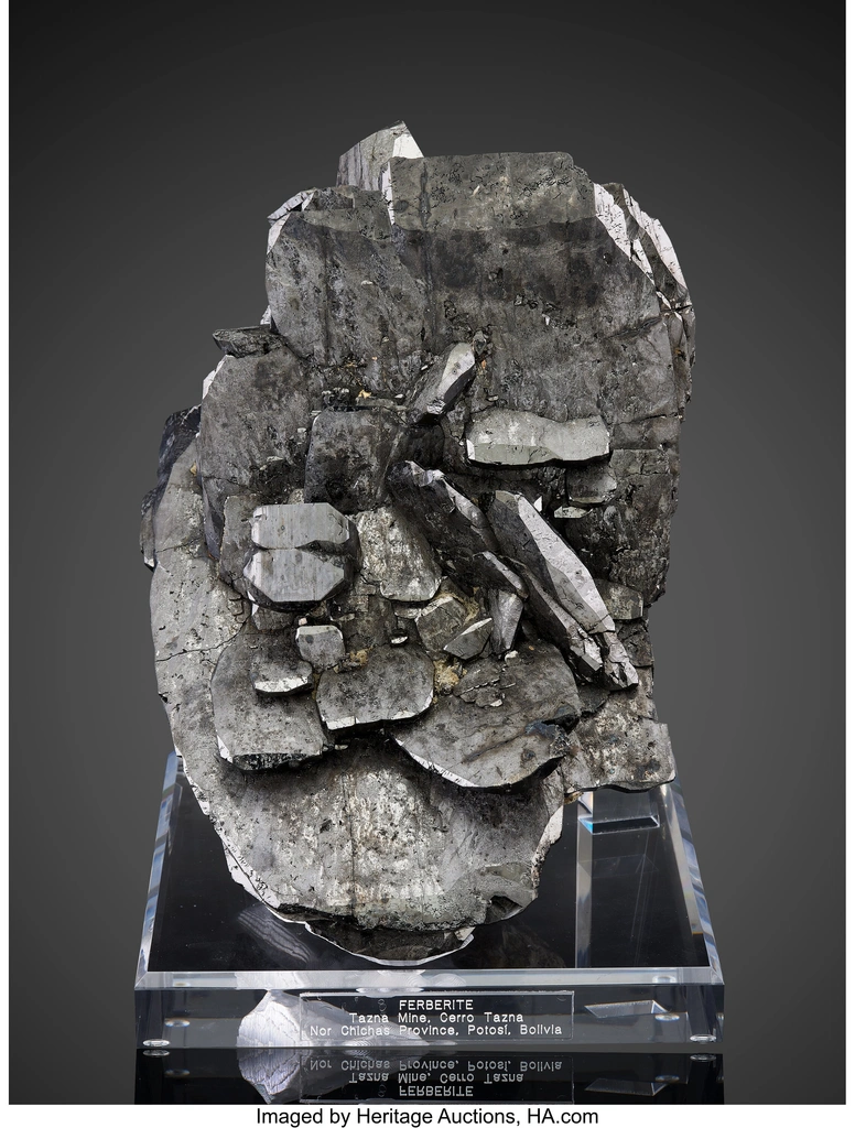 Ferberite from Tazna Mine, Potosí, Bolivia image