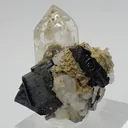 Ferberite, Quartz, Fluorapatite, Fluorite, Topaz, Arsenopyrite - image 4