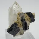 Ferberite, Quartz, Fluorapatite, Fluorite, Topaz, Arsenopyrite - image 3