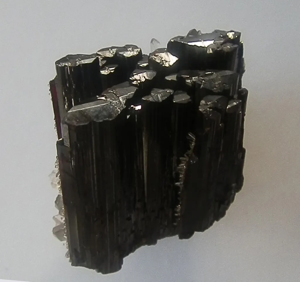 Ferbérite / quartz, Panasqueira Mines, Portugal image