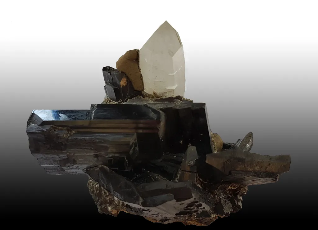 Ferbérite / Quartz , Panasqueira : Portugal image