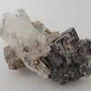 Ferberite, Quartz with Sulphide inclusions and Fluorapatite - image 1