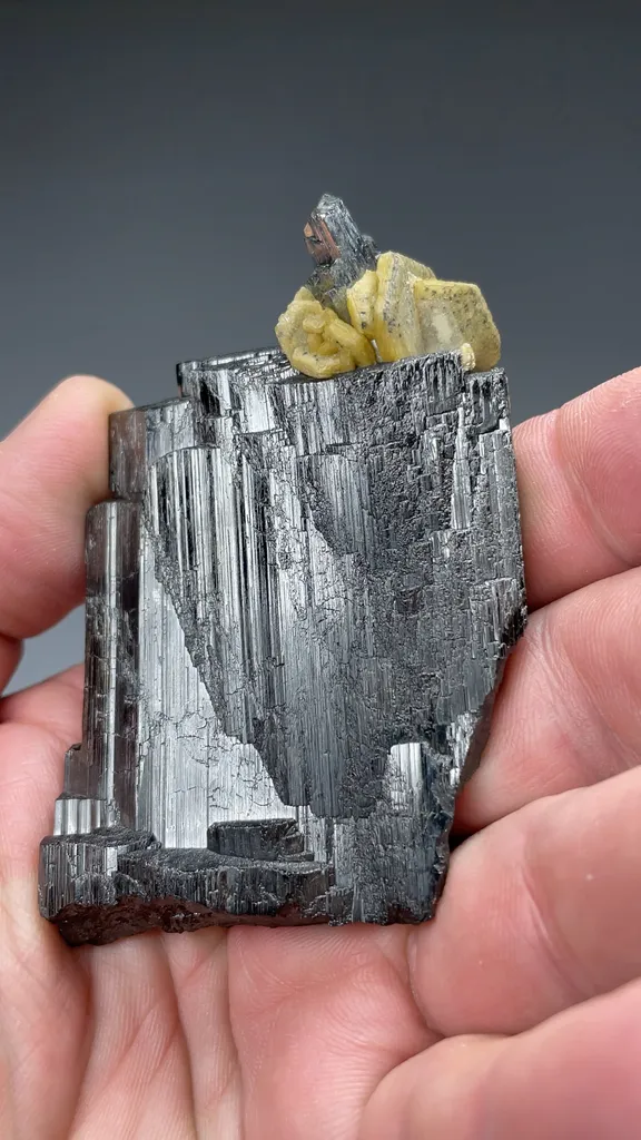 Ferberite with Arsenopyrite, Siderite - image 2