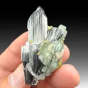 Ferberite with Fluorapatite, Siderite (1029) - image 1