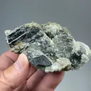 Ferberite with Fluorapatite, Siderite - image 2