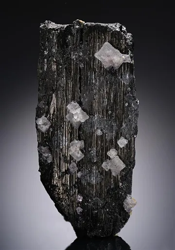 Ferberite with Fluorite