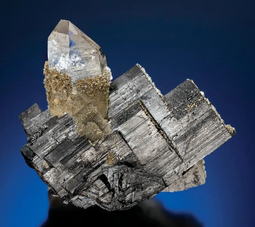 Ferberite with Quartz - image 1