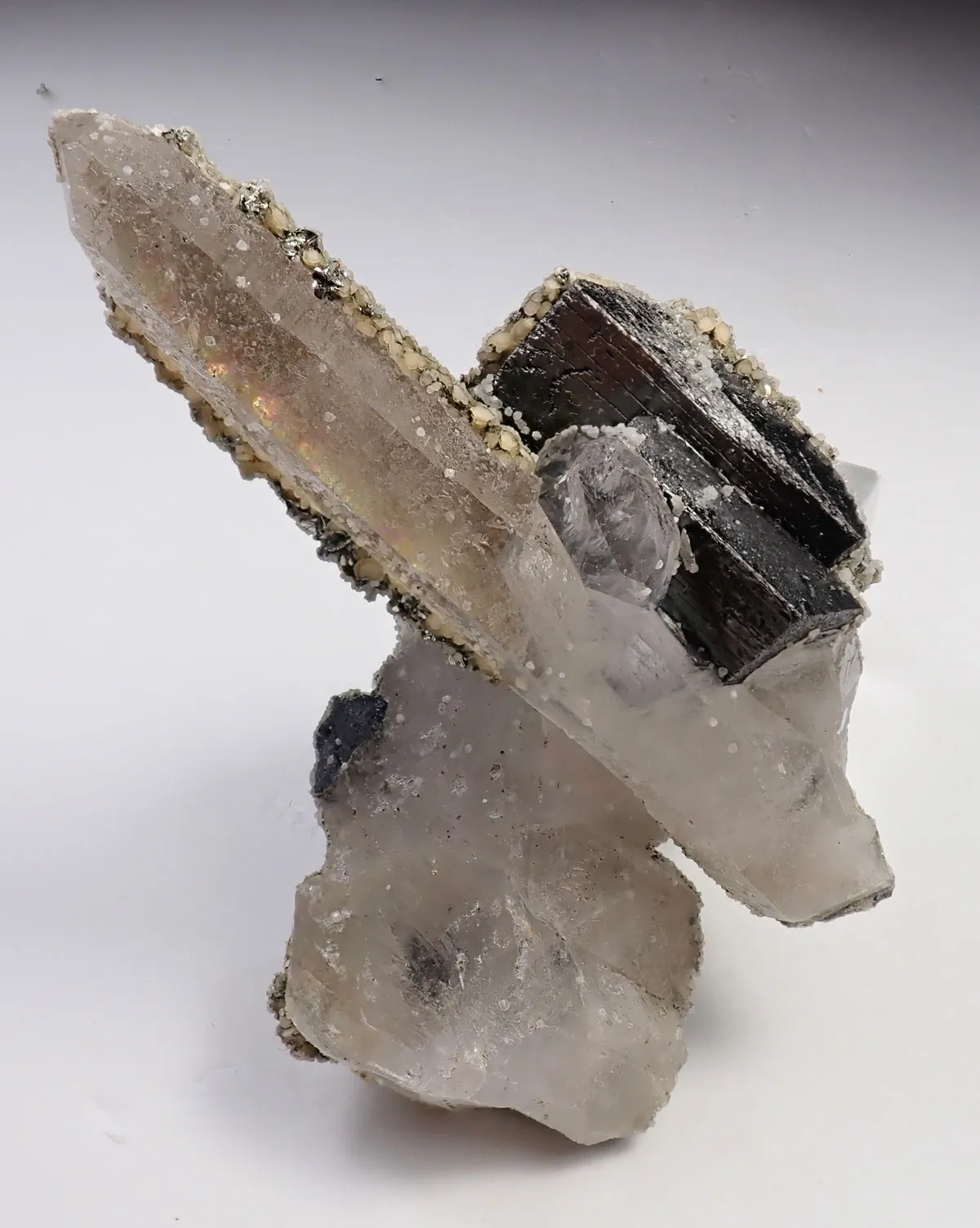 Ferberite with Quartz - image 4