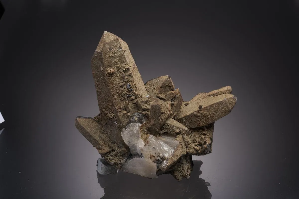 Ferberite with Quartz - image 1