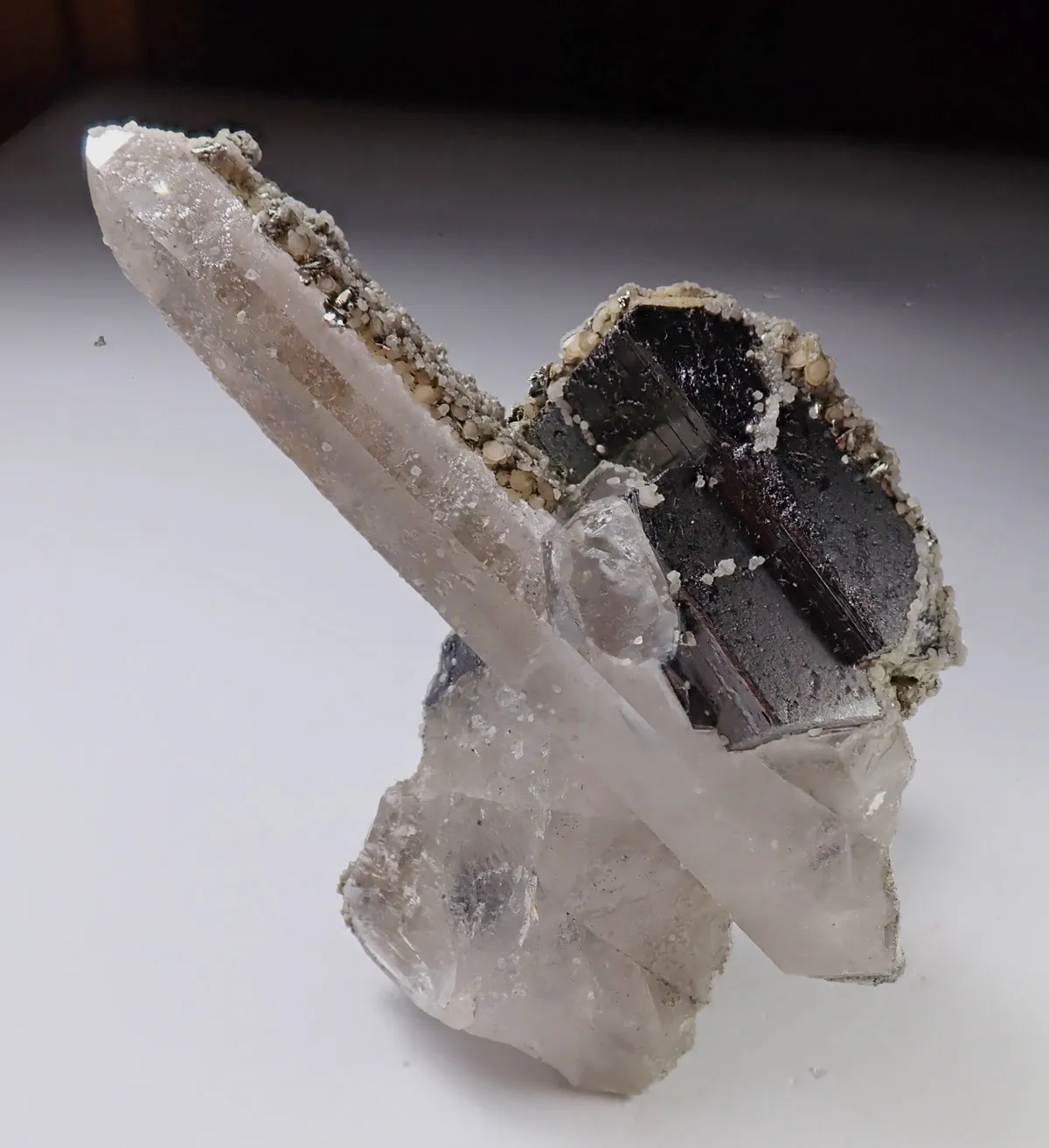 Ferberite with Quartz - image 2