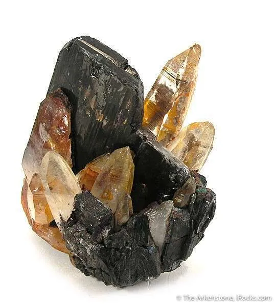 Ferberite With Quartz image