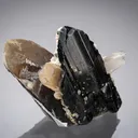 Ferberite with Quartz and Pyrite - image 1