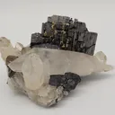 Ferberite with Quartz and Sphalerite - image 3