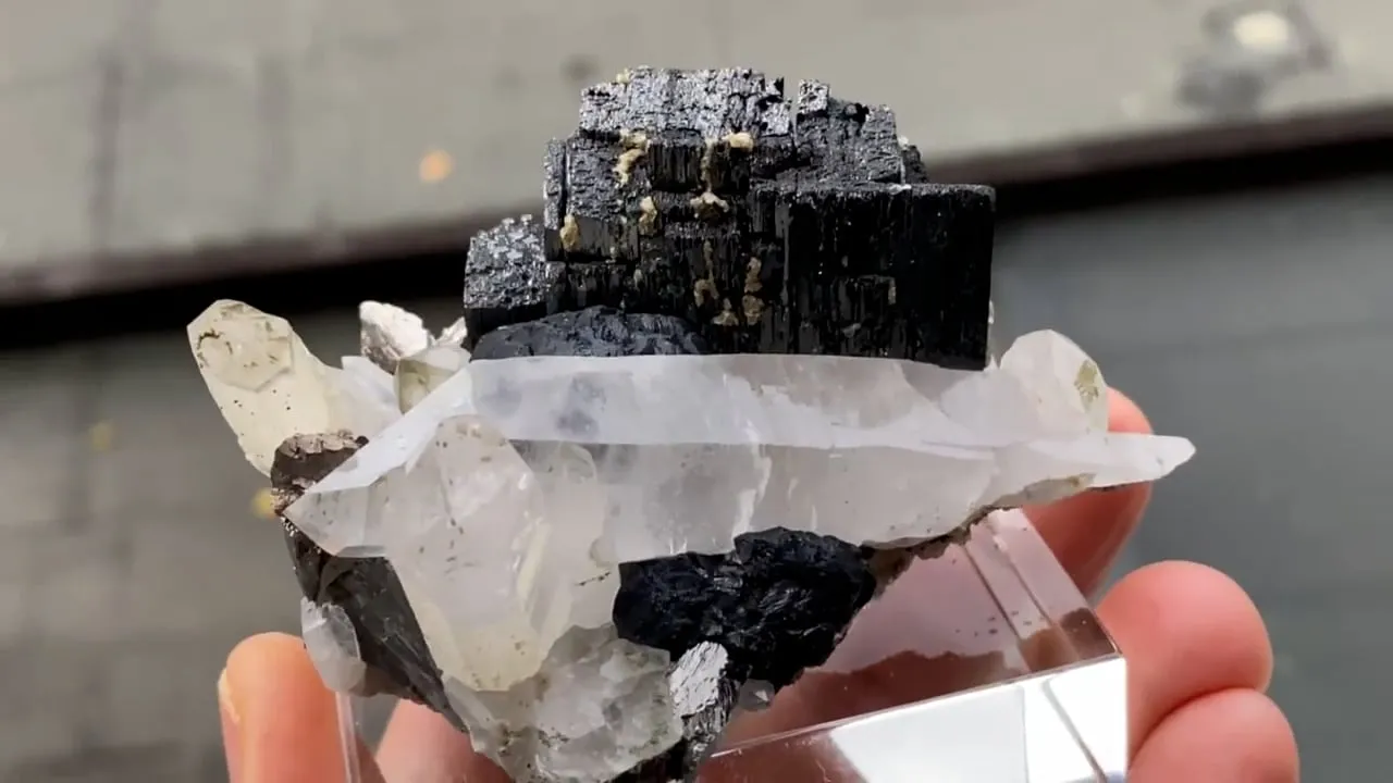 Ferberite with Quartz and Sphalerite - image 5
