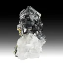 Ferberite with Quartz, Siderite (1993) - image 1