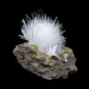 Fine Scolecite Spray Flower on Basalt Matrix - Collector’s Zeolite Specimen from Nashik, India - image 5