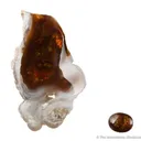 Fire Agate (rough & cut set) - image 1