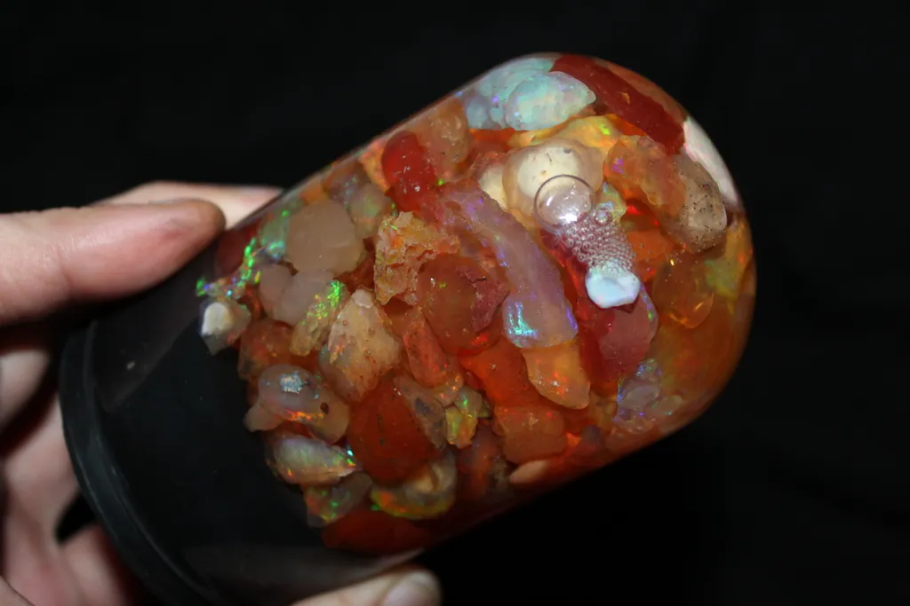 Fire Opals from Mexico, Queretaro image