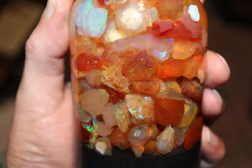 Fire Opals from Mexico, Queretaro - image 2