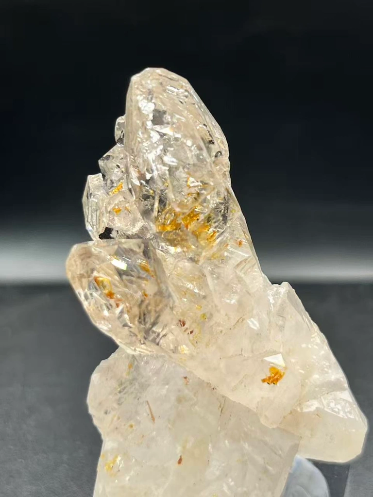Firefly Petroleum Skeletal Quartz Cluster, Madagascar – Natural Matrix Specimen - image 4