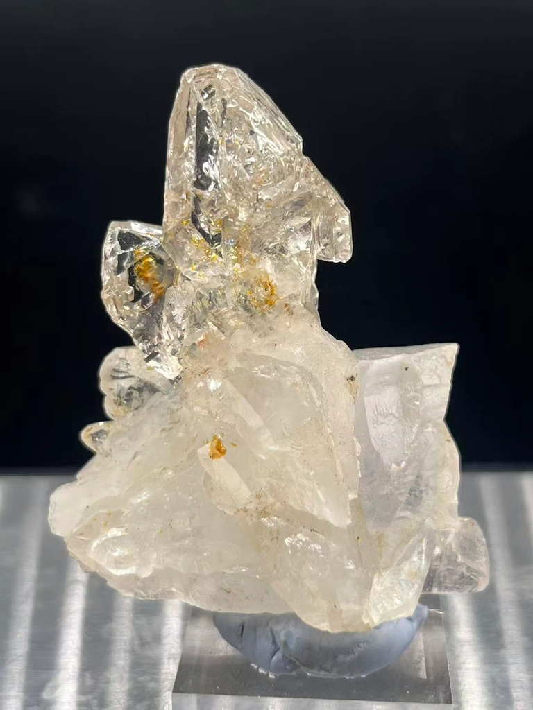 Firefly Petroleum Skeletal Quartz Cluster, Madagascar – Natural Matrix Specimen image