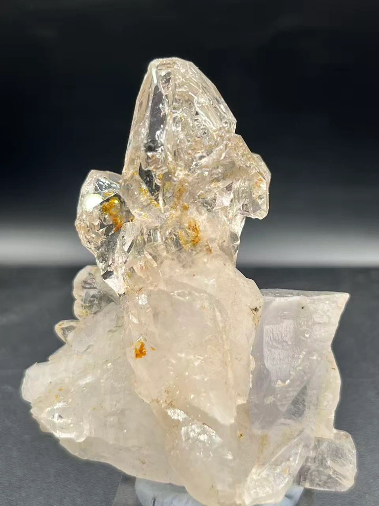 Firefly Petroleum Skeletal Quartz Cluster, Madagascar – Natural Matrix Specimen - image 5