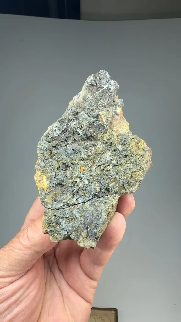 Fizelyite with Semseyite - image 2