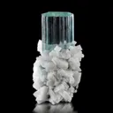 Flawless Aquamarine with Albite - image 1
