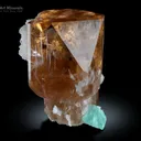Floater Topaz with Fluorite from Pakistan - image 1