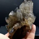 "Floating" Smoky Quartz 461 grams - Puiva Mount, Saranpaul, Khanty-Mansi Autonomous Okrug, Russia - image 3