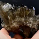 "Floating" Smoky Quartz 461 grams - Puiva Mount, Saranpaul, Khanty-Mansi Autonomous Okrug, Russia - image 1