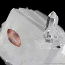 Florencite-(Ce) on Magnesite with Quartz -  (illustrated) - image 1