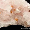 Florencite-(Ce) on Magnesite with Uvite - image 3