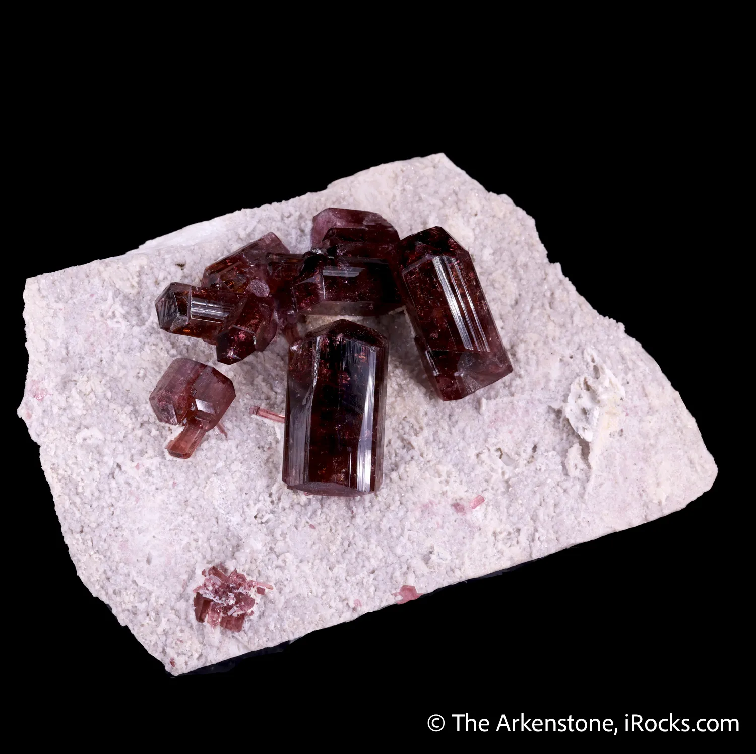 Fluor-Liddicoatite (Tourmaline) on Microcline - image 3