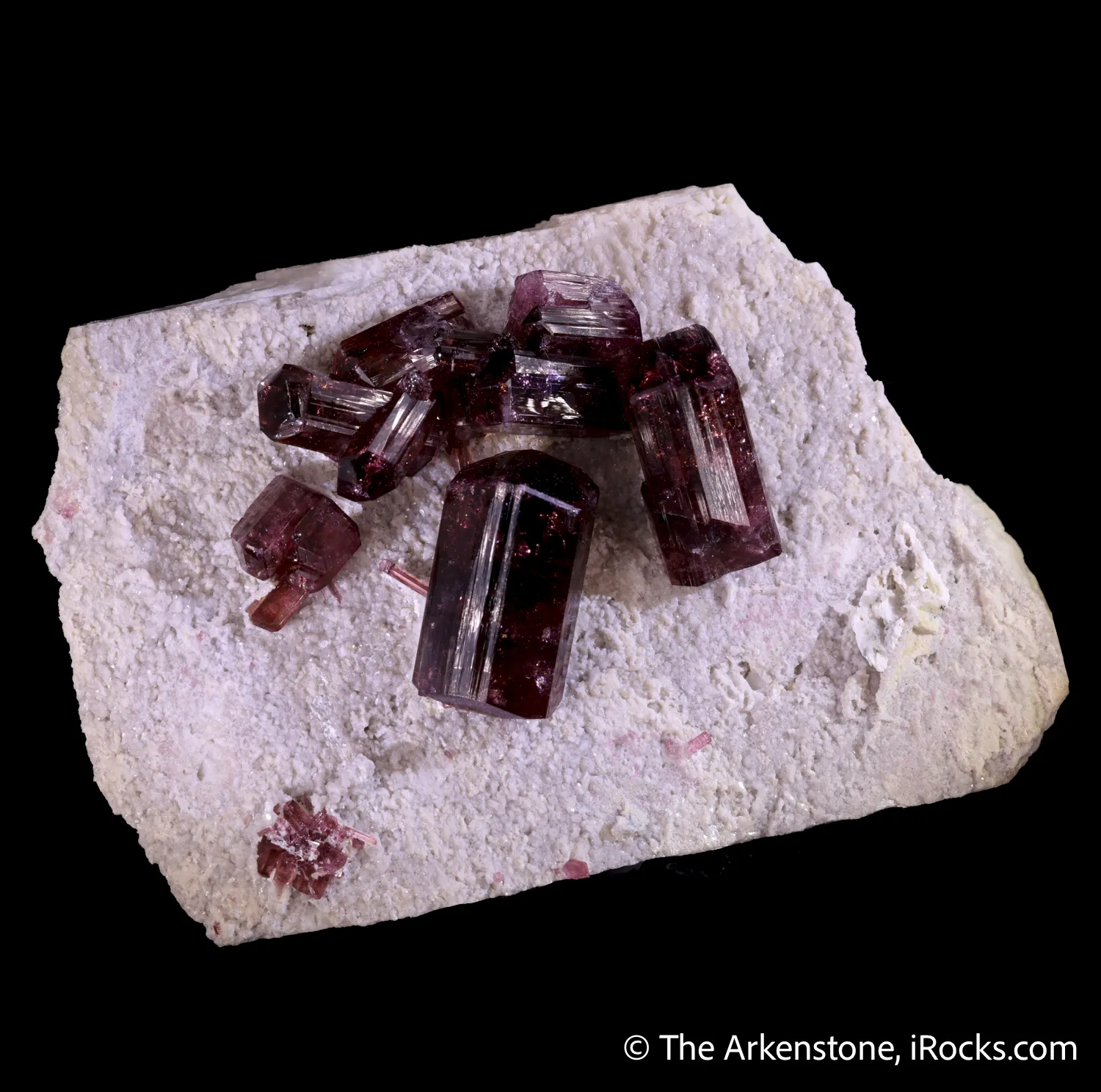Fluor-Liddicoatite (Tourmaline) on Microcline - image 5